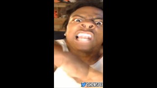 SPEED THROWS UP GANG SIGNS... #shorts #ishowspeed