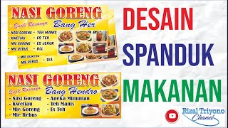 desain spanduk makanan | nasigoreng