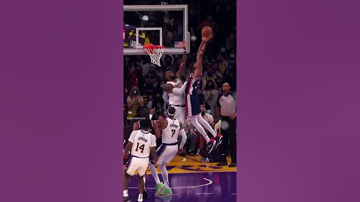 LeBron literally got posterized 😳 #shorts