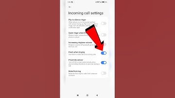 Incoming Calls aane par flashlight ko kaise band kare | #Flashlight #shorts