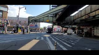 Fresh Pond Depot [2022 New Flyer XD40] #7860 Q58 LTD bus leaving Ridgewood Term