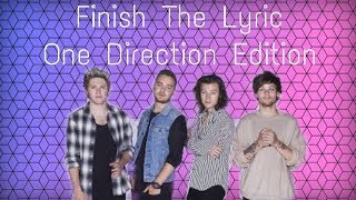 Finish The Lyrics - One Direction