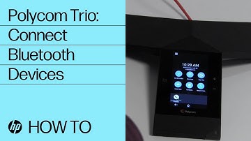 Polycom Trio: How to connect Bluetooth devices | HP Support
