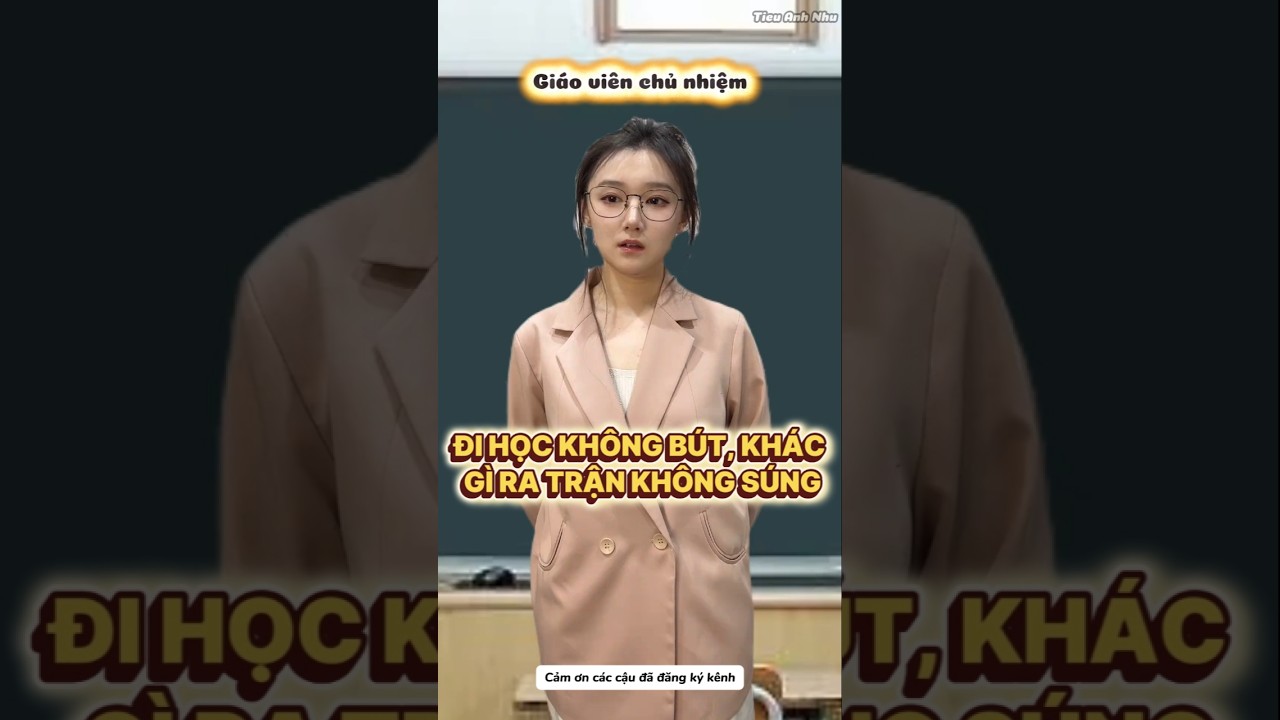 Là học sinh, đừng để mất bút #tieuanhnhu #shorts
