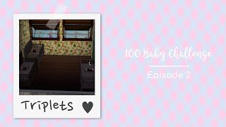 The Sims 4 // 100 Baby Challenge // Out of the Gate - Triplets!!!! // Episode 2
