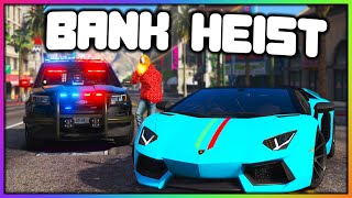 GTA 5 Roleplay - BANK ROBBERY COP CHASE | RedlineRP