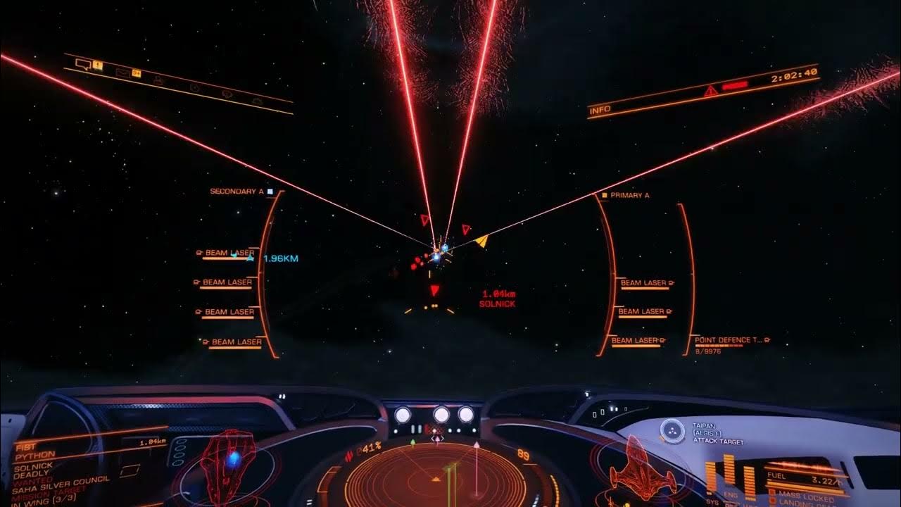 Elite Dangerous All Lasers Expert Cutter Solo Elite Wing Mission with 7