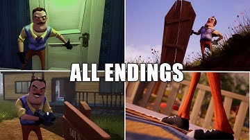 Hello Neighbor All Endings - Alphas Relocked