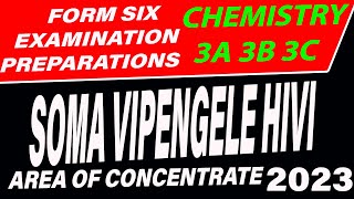 SOMA VIPENGELE HIVI  FORM 6 EXAMINATION PREPARATION l CHEMISTRY 2023