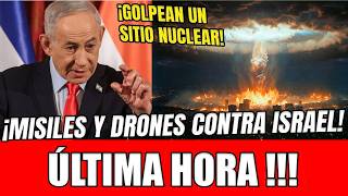 💥 FUERZAS ÁRABES LANZAN MISILES Y DRONES CONTRA ISRAEL Y GOLPEAN UN SITIO NUCLEAR SECRETO