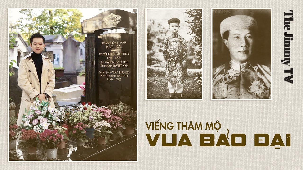 Viếng mộ Vua Bảo Đại giữa nghĩa trang vắng lặng ở Paris | Jimmy Vlog