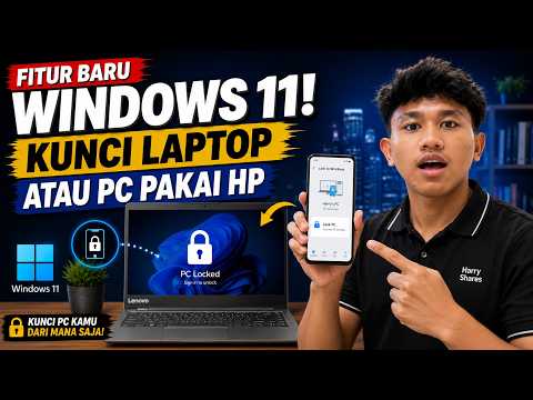 Wajib Coba Fitur Baru Windows 11! Kunci Laptop atau PC Pakai HP