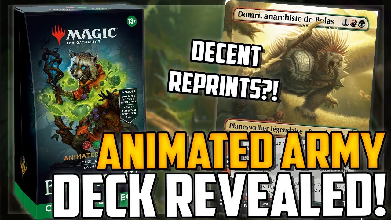 Animated Army Precon Review: Calamity Beasts, Ramping, But Where Spend  Mana! -Magic: The Gathering