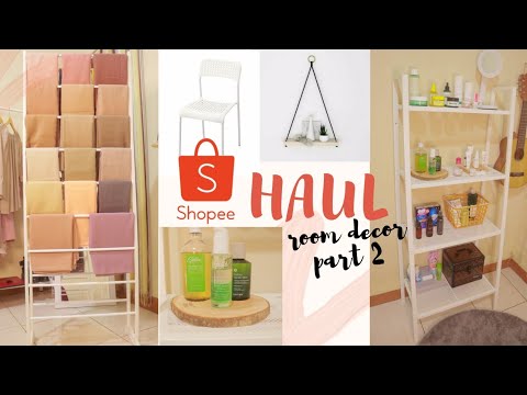  PART2 SHOPEE HAUL ROOM DECOR  YouTube