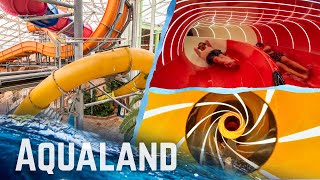 All Water Slides at Aqualand Köln, Germany | 4K POV 2023