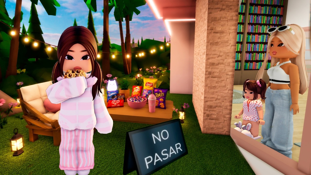Linda Construye Su Propio Lugar Secreto En Brookhaven. 
