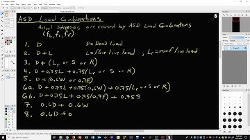 V3 ASD Load Combinations