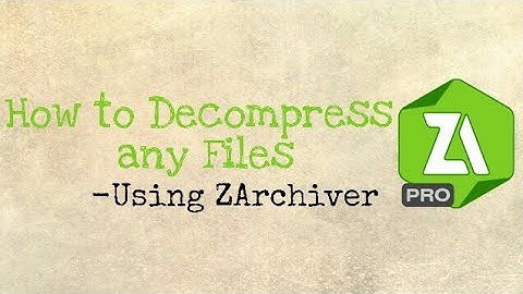 How to Unzip a Compressed file