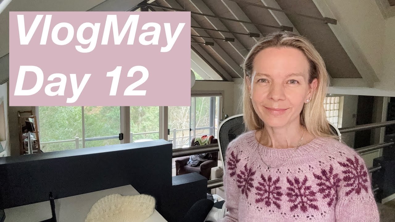 VlogMay Day 12: Ingalls, Felicia Dress, Sophie Scarf - Me Made May 2025 - Mostly Knitting Podcast