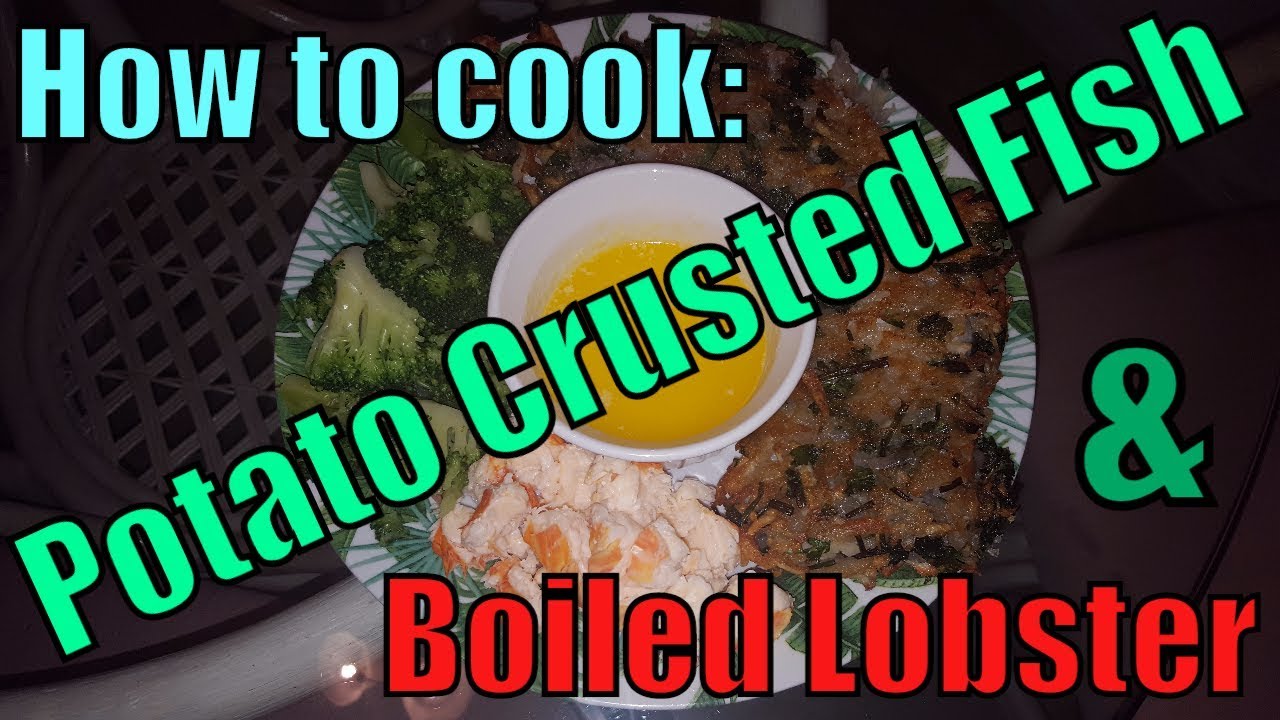 hogfish grill key west How To Cook | Potato Crusted Fish w/ Boiled Lobster