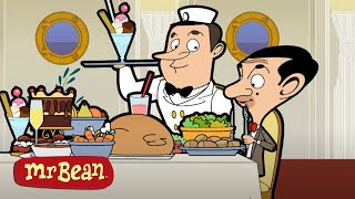 Bean has a feast 🍗🍖| Mr Bean Animated Season 2 | Funny Clips | Mr Bean Cartoons