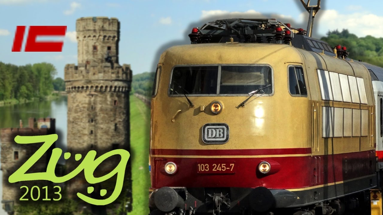 züge streiken Zug2013: Intercity IC Dokumentation mit BR103, 120, 101 u.v.m. (Teil 1 1971-1999)