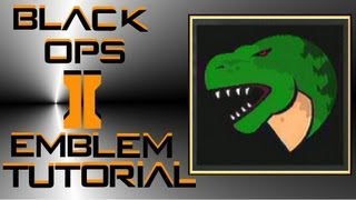 Call of Duty Black Ops 2 : T-Rex Dinosaur Emblem Tutorial