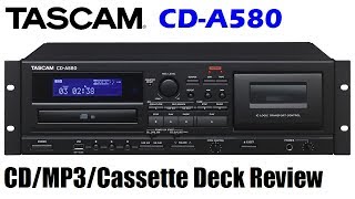 New TASCAM CD-A580 CD/MP3/cassette deck review screenshot 5