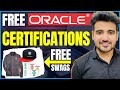 Oracle Launched Free Certification Courses | Get Free Oracle Swags | 10+ Free Oracle Courses