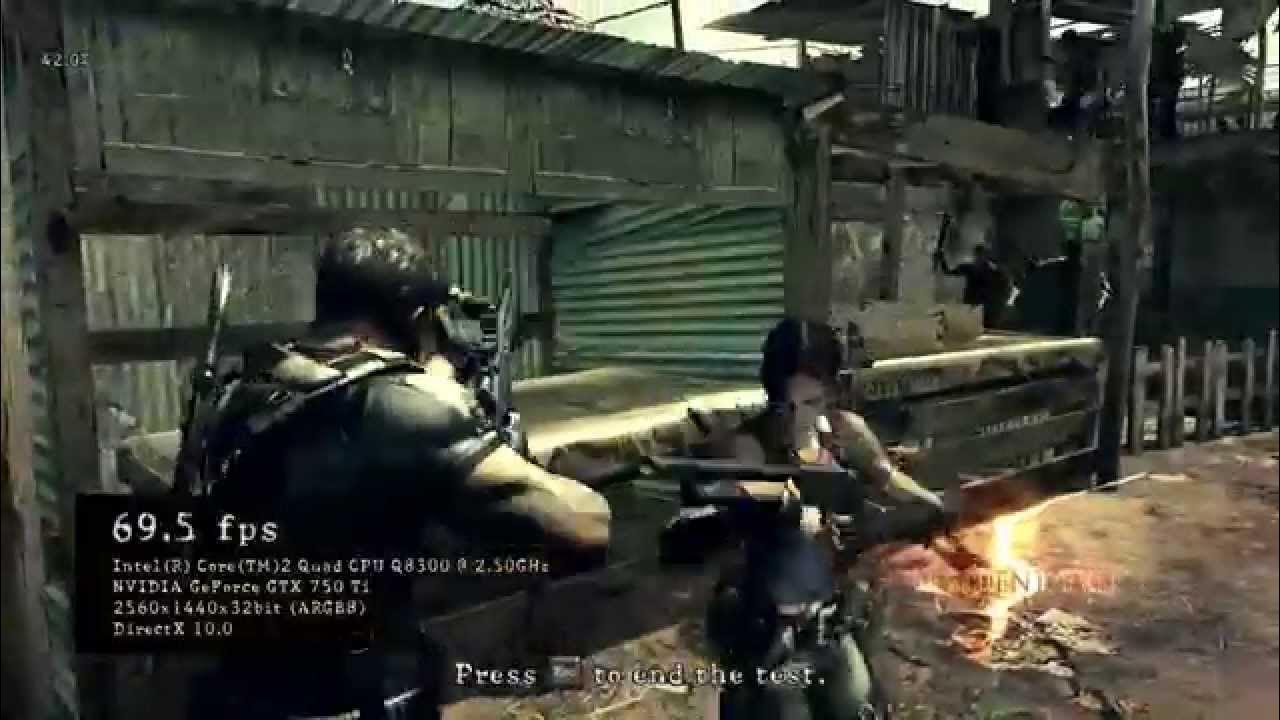 Resident Evil 5 - Testando em PC Fraco: 2Gb de Ram/Pentium Dual Core/ATI  Mobility Radeon 4300 