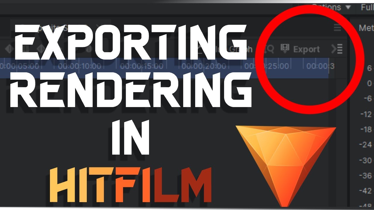 How To Render In Hitfilm Express