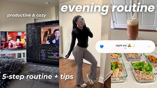 fall night routine | how to not *rot* after work and be productive