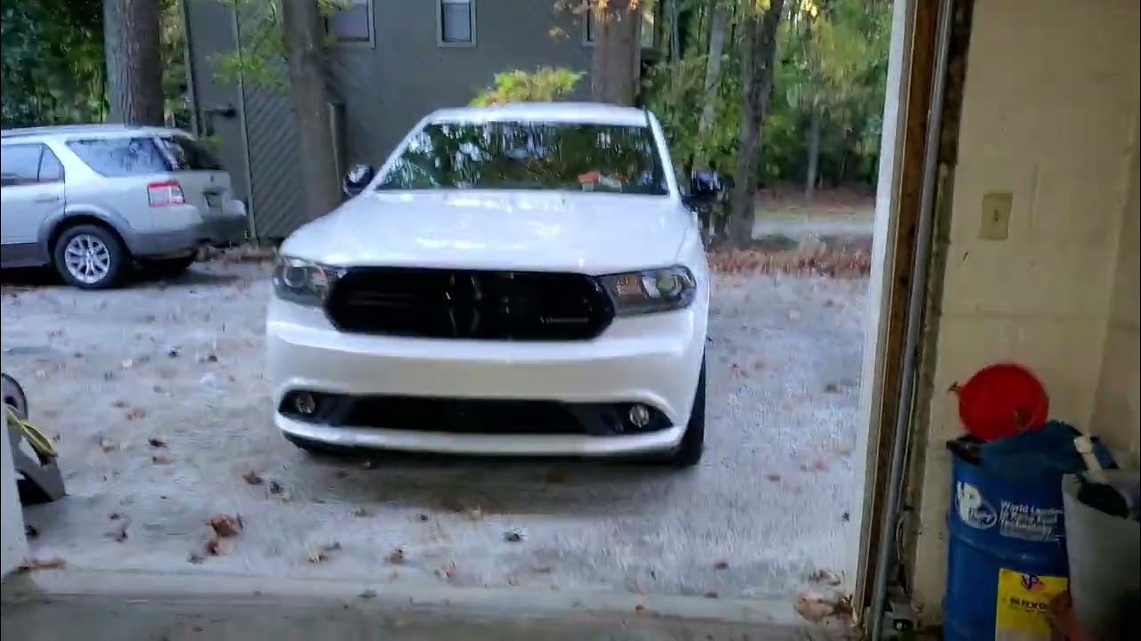 How to program garage door or gate opener Dodge Durango R/T RT Hellcat