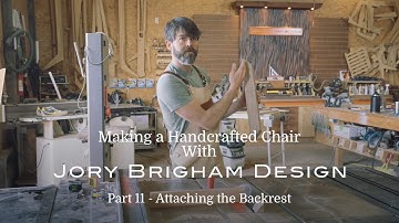 Making a Handcrafted Chair Part 11 – Attaching the Backrest