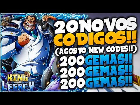 LANÇOU! 10 NOVOS *EXCLUSIVOS* CODES SECRETOS no KING LEGACY CODIGOS!  (update new codes 4.8) - Roblox 