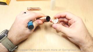 Olight i3E-Cu and S2-Cu Copper Flashlights Review
