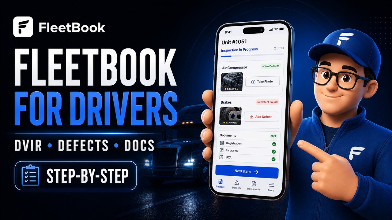 FleetBook Driver App Tutorial - YouTube