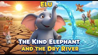 The Kind Elephant Saves the River 🐘 | Kids Moral Story