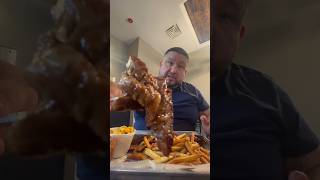Eaiting at Big Ed’s BBQ in Waukegan