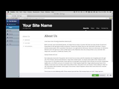 Editing Page Content in SilverStripe CMS 3.1.x
