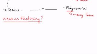 Factoring Monomials  Basics and Concepts
