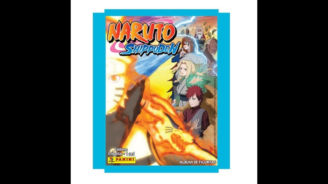 Album Stickers Naruto Shippuden – Panini – Blister + 2 Pochettes Démarrage – Neuf