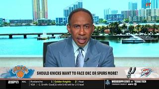 FIRST TAKE | Knicks are proving they're built different! - Stephen A.: Brunson can beat OKC & Spurs