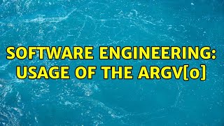 Software Engineering: Usage of the argv[0] (3 Solutions!!)