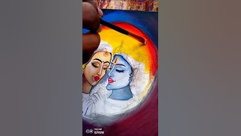 beautiful Radha Krishna drawing part 3 #art #drawing #shots