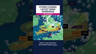 Storm Ciaran: latest wind warnings