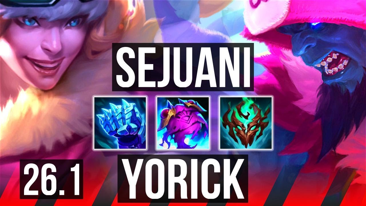 SEJUANI vs YORICK (TOP) | 39K damage | NA Master | 26.1