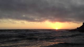 Sunset on the Pacific Ocean in Fort Bragg, CA