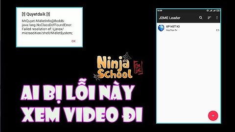 Hướng Dẫn Sửa Lỗi Chạy X3 Trên J2me | Ninja School Online