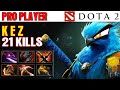 21 KiLLs [ KEZ ] Max Perform Heavy Carry Dota 7.37E GamePlay Watch &amp; Learn